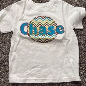 White Kids Shirt with Multicolor Design